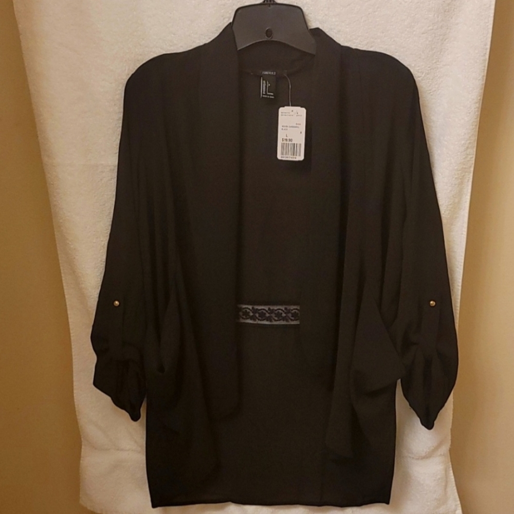 NWT Forever 21 Woven Cardigan